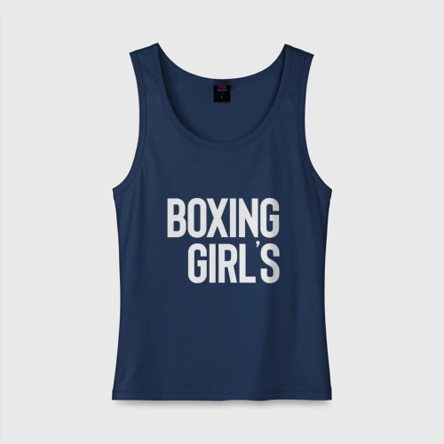 Женская майка хлопок Boxing girls
