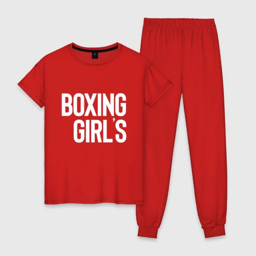 Женская пижама хлопок Boxing girls