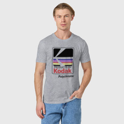 Мужская футболка хлопок Kodak logo - фото 2