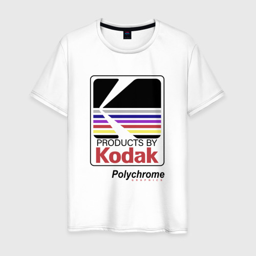 Мужская футболка хлопок Kodak logo