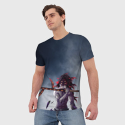 Мужская футболка 3D Кокушибо - фото 2