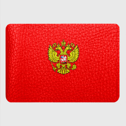 Картхолдер с принтом Герб Российской Империи на красном фоне - фото 2