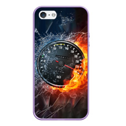 Чехол для iPhone 5/5S матовый Need for Speed - спидометр