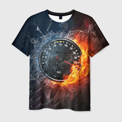 Мужская футболка 3D Need for Speed - спидометр
