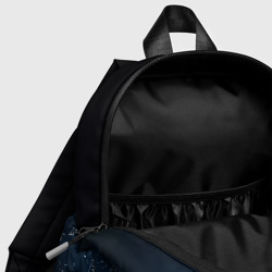 Рюкзак с принтом Need for Speed - спидометр для ребенка, вид на модели спереди №4. Цвет основы: белый