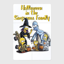 Магнитный плакат 2Х3 Halloween in the Simpsons family