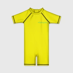 Детский купальный костюм 3D Киберпанк - Лого Дэвида