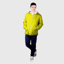 Мужская куртка 3D Киберпанк - Лого Дэвида - фото 2