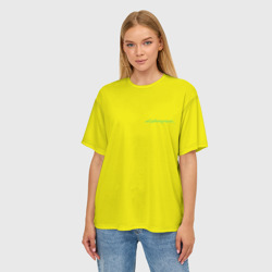 Женская футболка oversize 3D Киберпанк - Лого Дэвида - фото 2