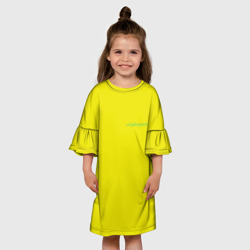Детское платье 3D Киберпанк - Лого Дэвида - фото 2