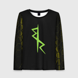 Женский лонгслив 3D Киберпанк - команда Дэвида