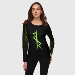 Женский лонгслив 3D Киберпанк - команда Дэвида - фото 2