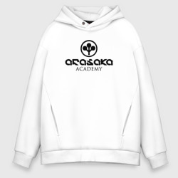 Мужское худи Oversize хлопок Cyberpunk - Arasaka Academy