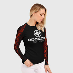 Женский рашгард 3D Киберпанк - Arasaka Academy - фото 2