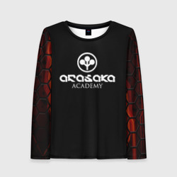 Женский лонгслив 3D Киберпанк - Arasaka Academy