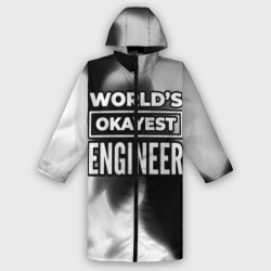 Мужской дождевик 3D World's okayest engineer - Dark