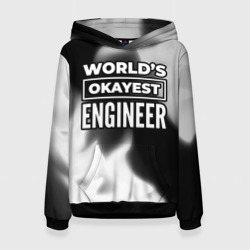 Женская толстовка 3D World's okayest engineer - Dark