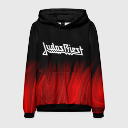 Мужская толстовка 3D Judas Priest red plasma