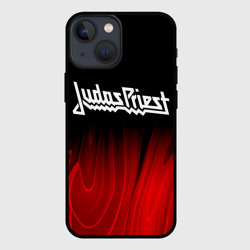Чехол для iPhone 13 mini Judas Priest red plasma