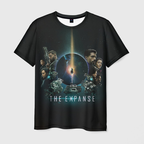 Мужская футболка с принтом The Expanse арт, вид спереди №1