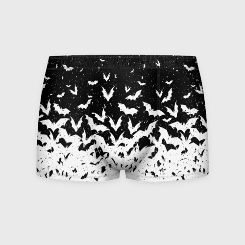 Мужские трусы 3D Black and white bat pattern, цвет 3D печать