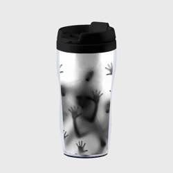 Термокружка-непроливайка Bodies inside behind a white wall