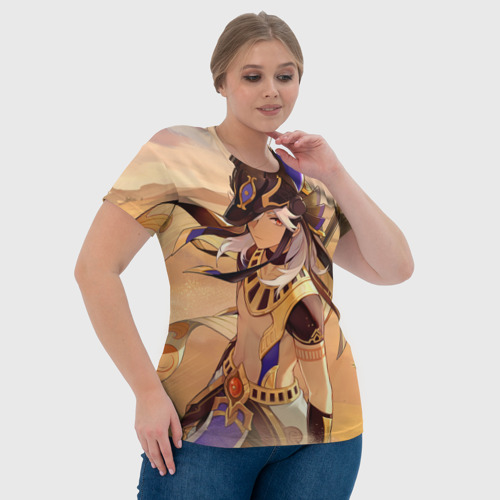 Женская футболка 3D Сайно Геншин, цвет 3D печать - фото 6