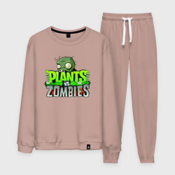 Мужской костюм хлопок Plants vs Zombies - Logotype