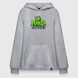 Худи SuperOversize хлопок Plants vs Zombies - Logotype