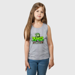 Детская майка хлопок Plants vs Zombies - Logotype - фото 2