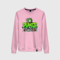 Женский свитшот хлопок Plants vs Zombies - Logotype