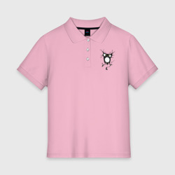 Женское поло хлопок Сова и безумие