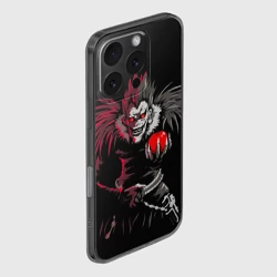 Чехол для iPhone 16 Pro Max силиконовый с защитой камеры Тетрадь смерти - Рюк - фото 2