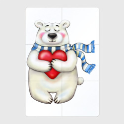 Магнитный плакат 2Х3 Lovebear мишка с сердечком