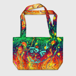 Пляжная сумка 3D Сальвадор Дали - абстракция маслом