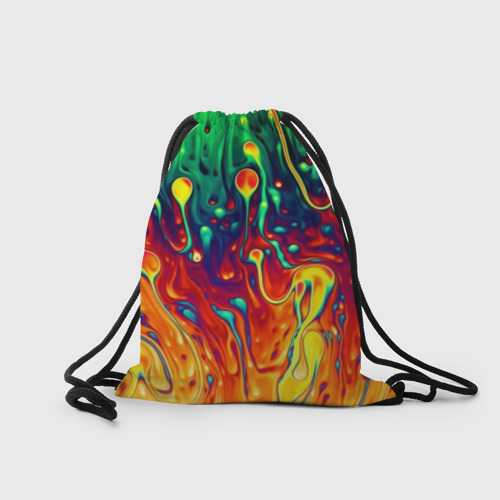 Рюкзак-мешок 3D Сальвадор Дали - абстракция маслом - фото 2