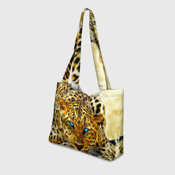 Пляжная сумка 3D Индийский леопард - фото 2