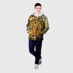 Мужская куртка 3D Индийский леопард - фото 2
