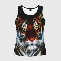 Женская майка 3D Сказочный тигр