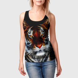 Женская майка 3D Сказочный тигр - фото 2
