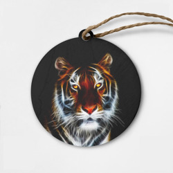 Деревянная игрушка круг Сказочный тигр