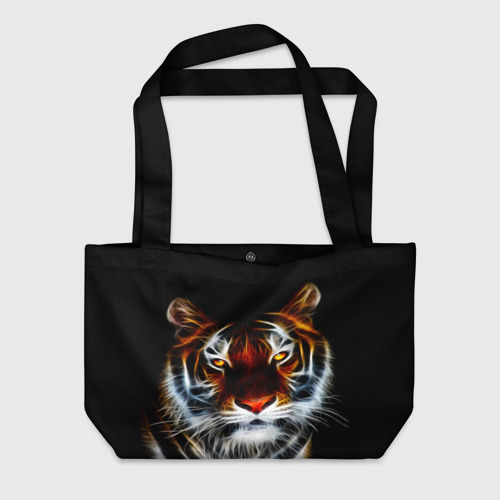 Пляжная сумка 3D Сказочный тигр