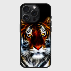 Чехол силиконовый для Apple iPhone 15 Pro матовый Сказочный тигр