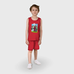Детская пижама с шортами хлопок Plants vs. Zombie - Porter Gargantuar - video game - фото 2