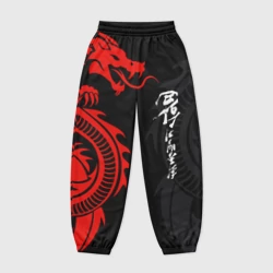 Женские джоггеры оверсайз 3D Японский дракон