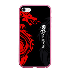 Чехол для iPhone 6/6S матовый Японский дракон