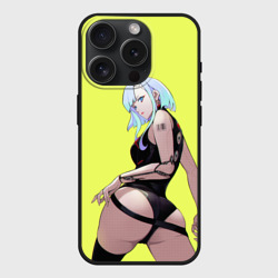 Чехол силиконовый для Apple iPhone 15 Pro матовый Красотка Люси арт