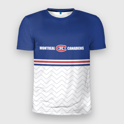Мужская футболка 3D Slim Клуб НХЛ Монреаль Канадиенс