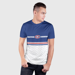 Мужская футболка 3D Slim Клуб НХЛ Монреаль Канадиенс - фото 2