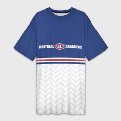 Платье-футболка 3D Клуб НХЛ Монреаль Канадиенс